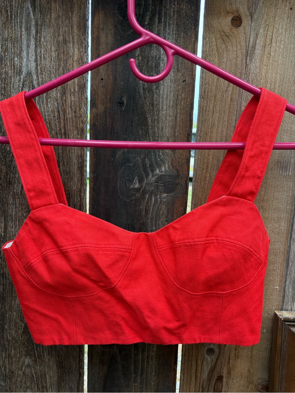 Women's Red Bralette Top